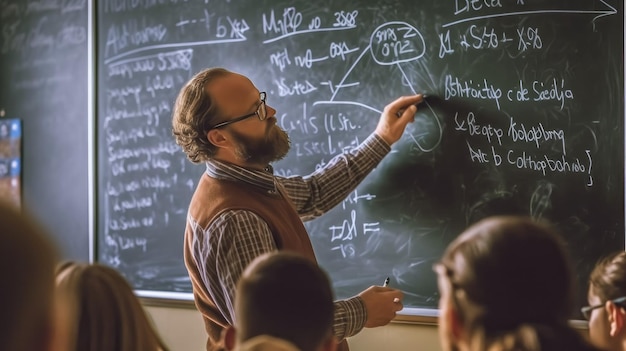 Una foto di un'atmosfera confortevole a scuola