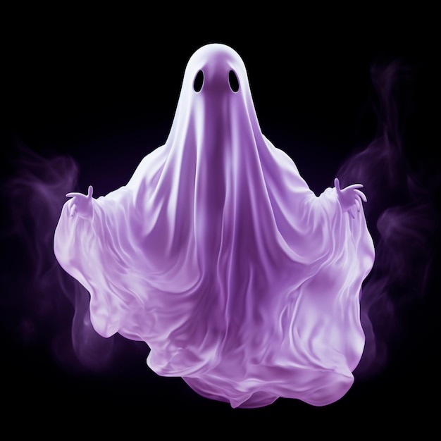 una foto di un fantasma per Halloween