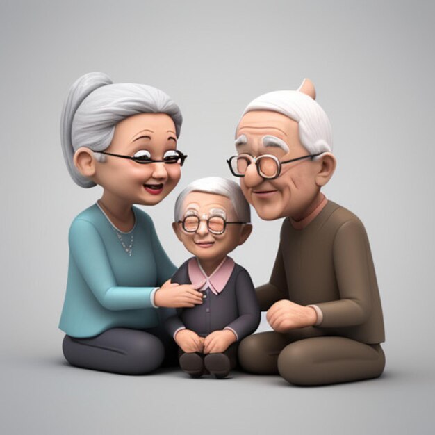 una foto di una vecchia coppia con l'uomo più anziano e la donna più anziana