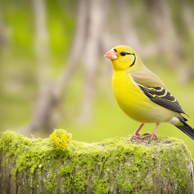 Una foto è un uccello bellissimo