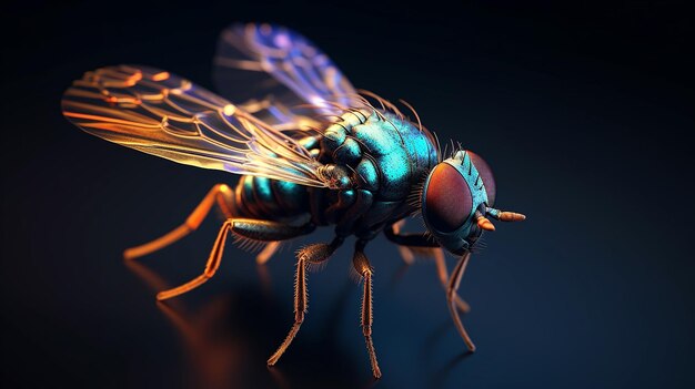 una foto gratis di 3d reso ape
