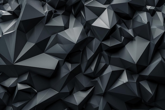 una foto in bianco e nero di una parete di forme geometriche