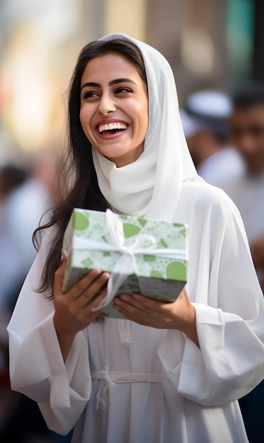 Una foto per la festa nazionale saudita