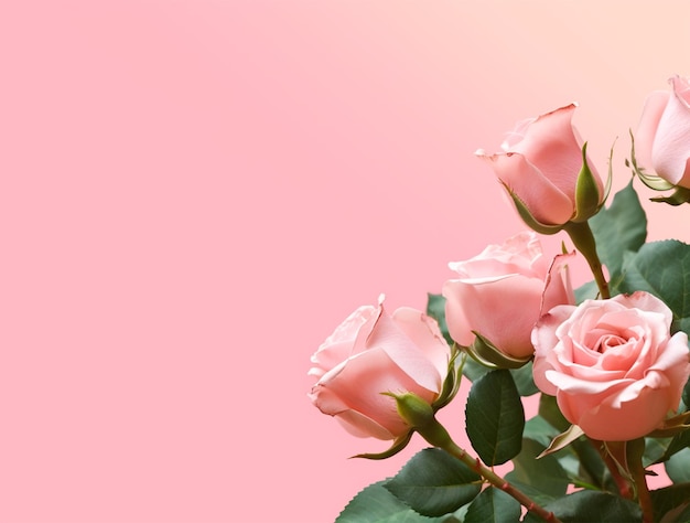 Una foto ravvicinata dell'elegante bellezza di un fiore di rosa