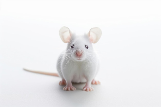 una fotografia di un topo carino e adorabile