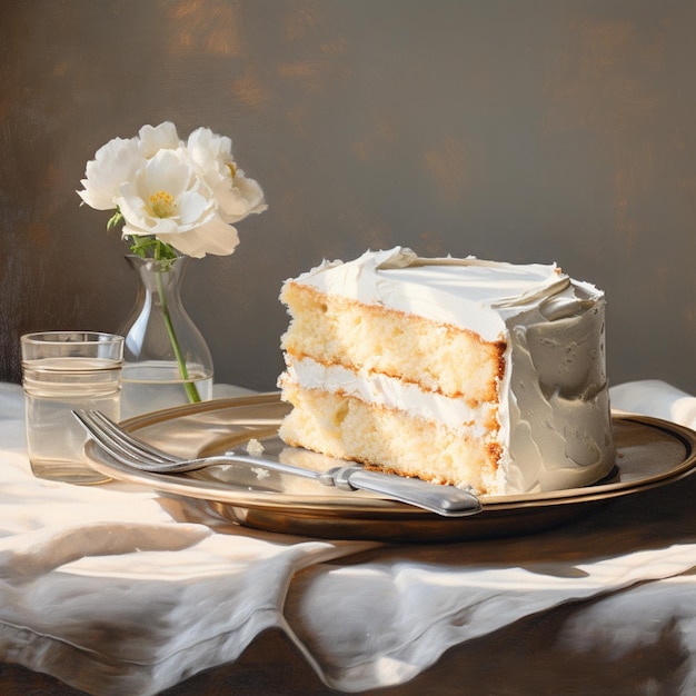 una fotografia di una torta fantasia dessert