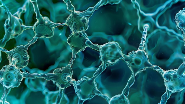 Una fotografia ravvicinata di una molecola di biocarburante al microscopio rivela la sua complessa e simmetrica
