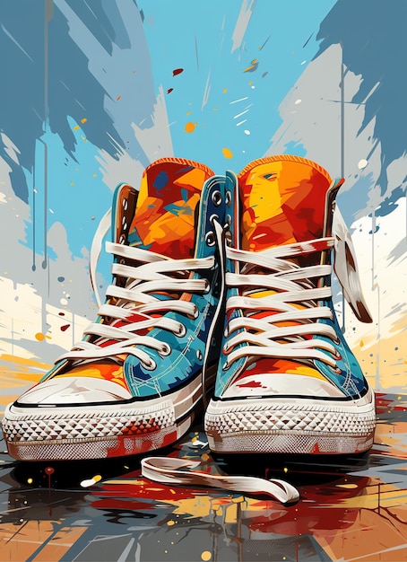 una gamma colorata di sneakers Converse