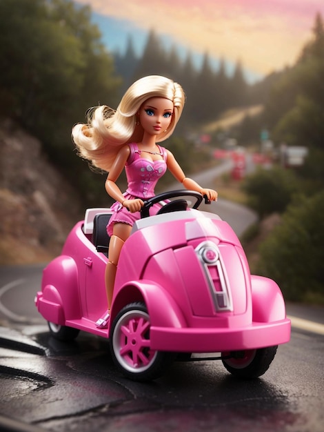 Una giovane Barbie cacciatrice di banche