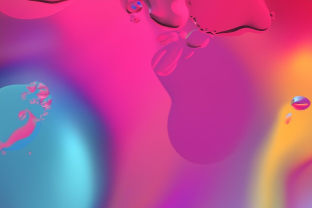 una goccia d'acqua di colore viola e rosa con la parola citazione su di essa