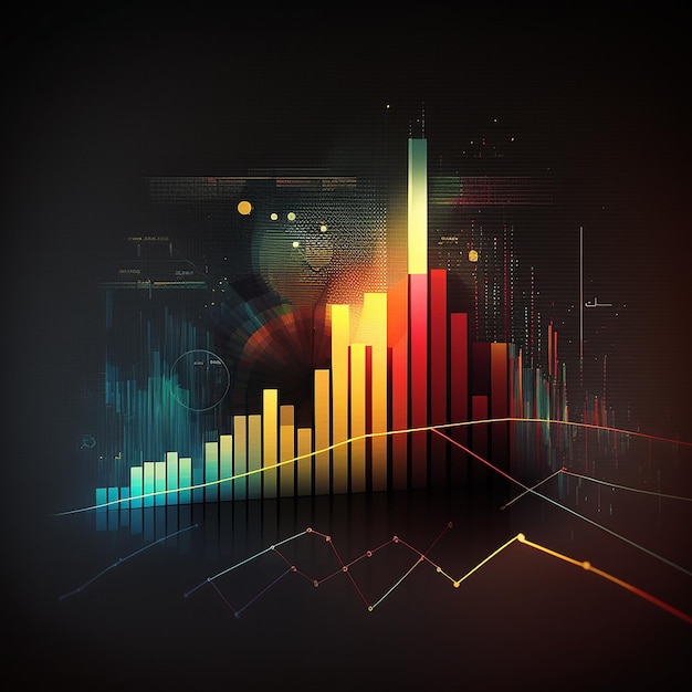 Una grafica colorata con sopra la parola digital