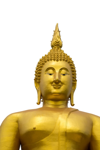 Una grande statua di Buddha