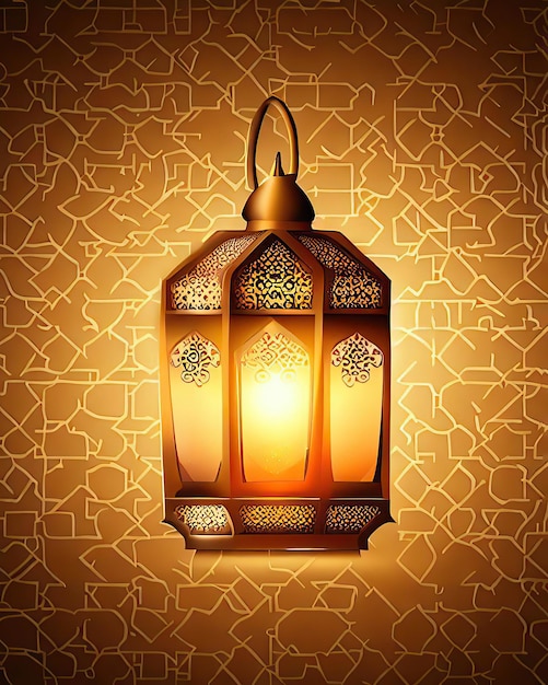 Una lampada con scritte in arabo sopra