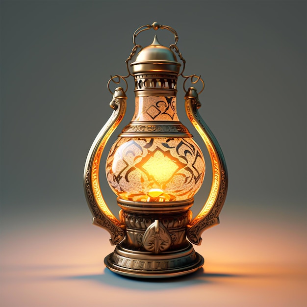 Una lampada con sopra un diamante che si accende.