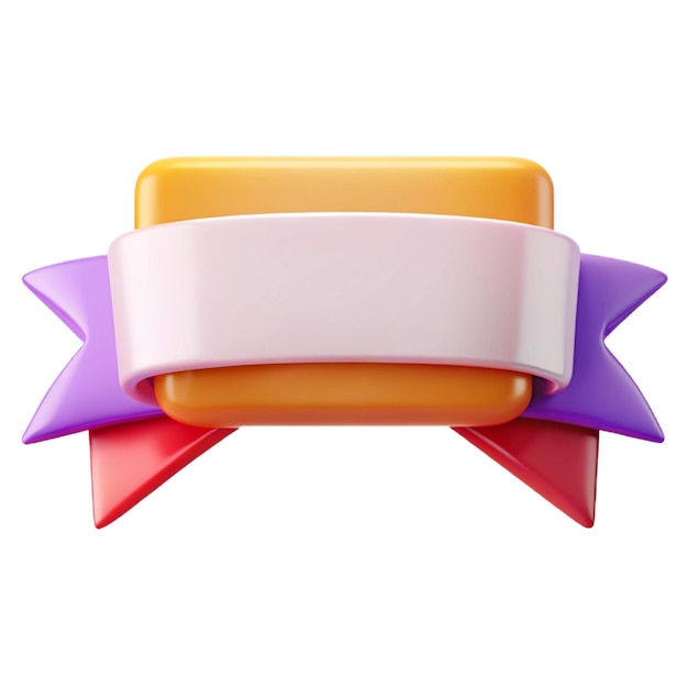 una lampada da tavolo viola e arancione con un nastro viola attorno ad essa