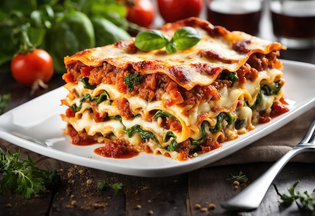 Una lasagna di verdure