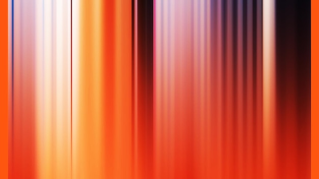 Una linea rossa e arancione è mostrata in un bicchiere