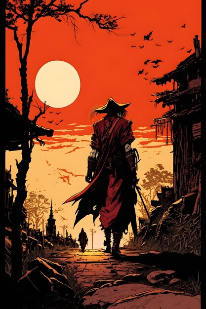 Una locandina del film l'ultimo samurai.