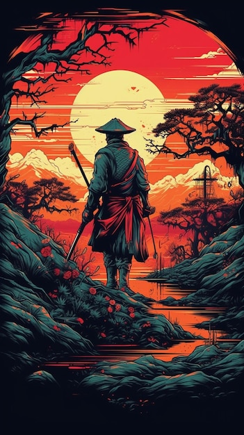 Una locandina del film l'ultimo samurai