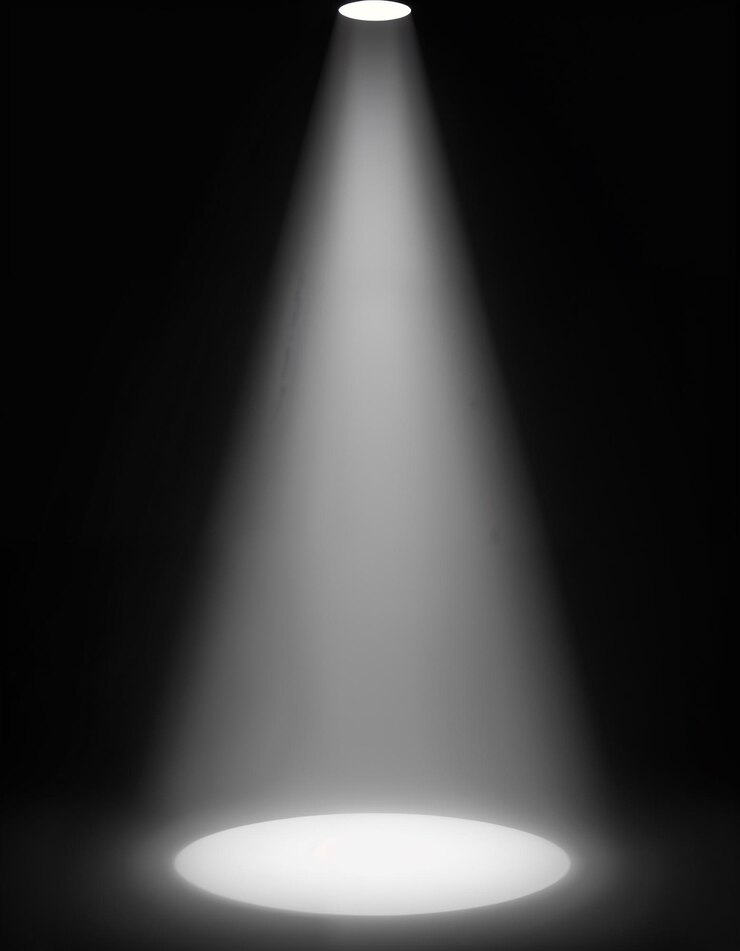 Foto una luce brilla attraverso una tenda che è illuminata
