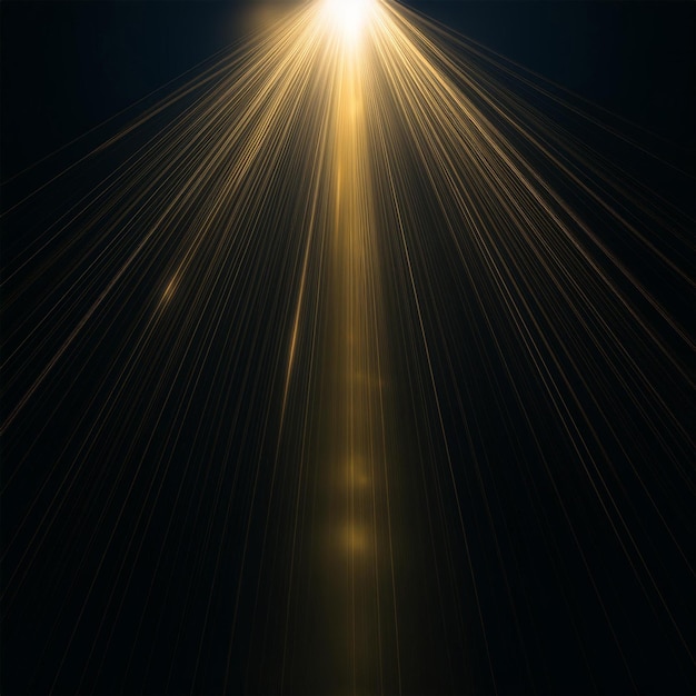 una luce che è accesa al buio