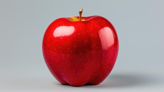 Una mela rossa brillante per commemorare il ritorno a scuola