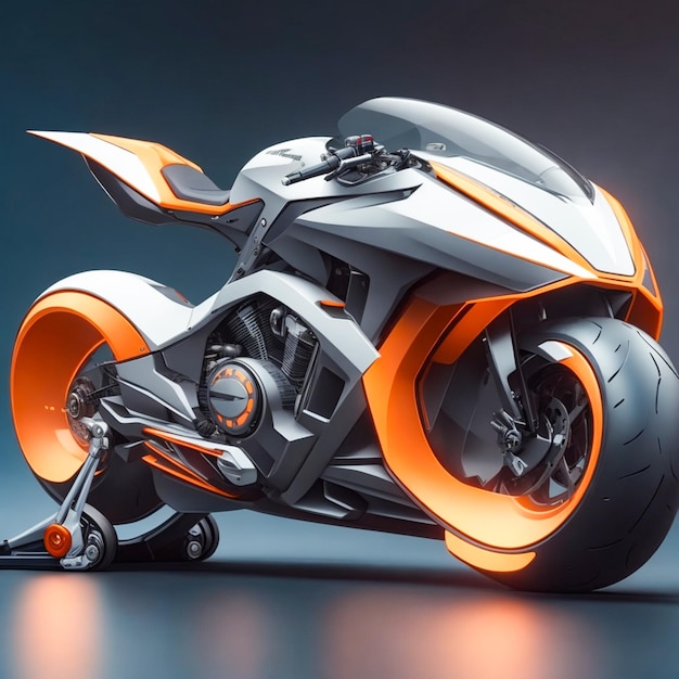 Una moto dal design futuristico ed elegante