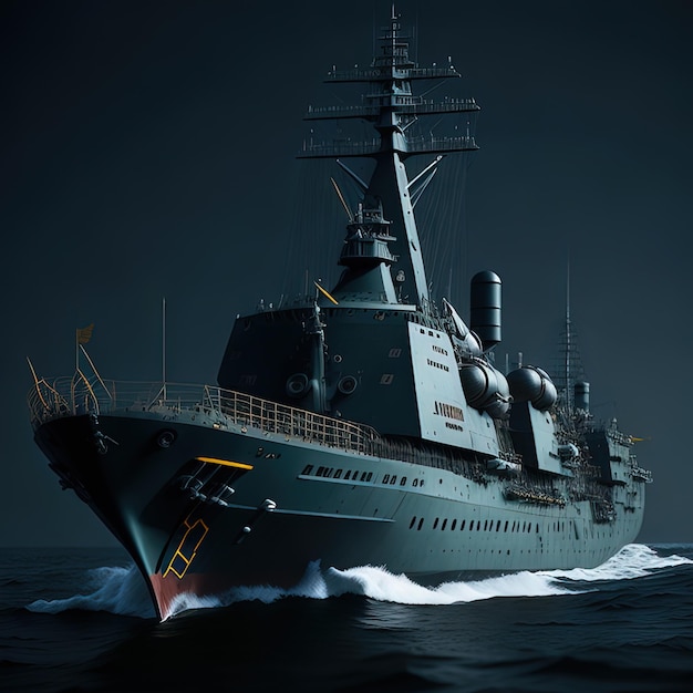 Una nave con la parola "russo" sulla fiancata