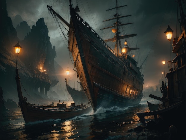 Una nave nella tempesta
