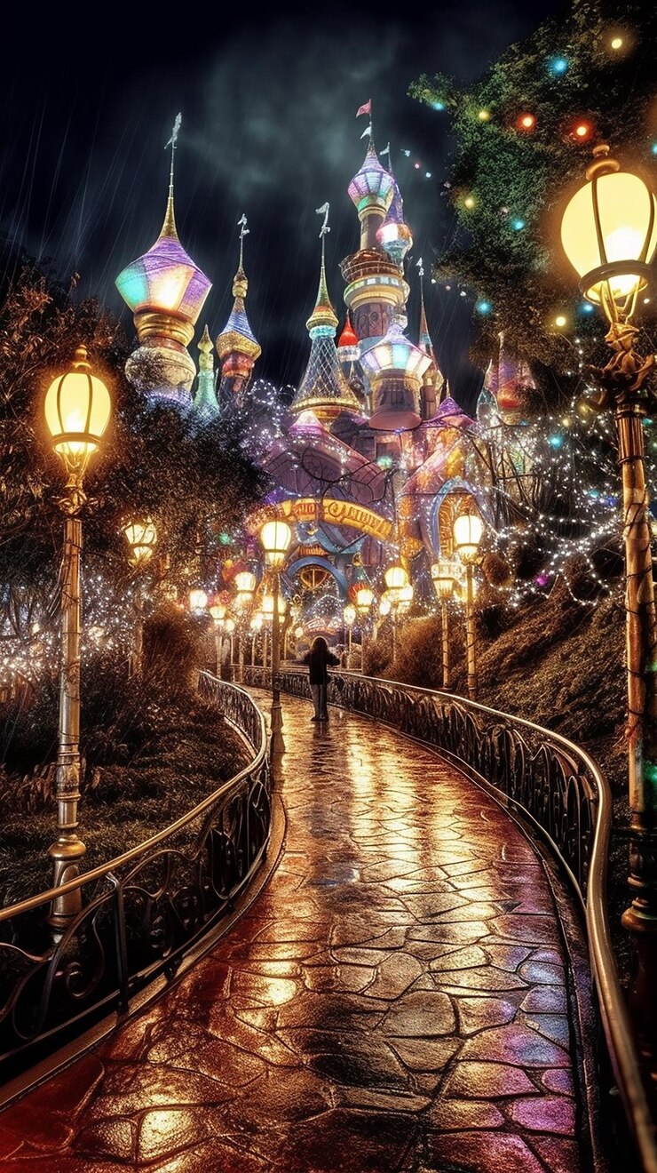 Una notte piovosa a Disneyland