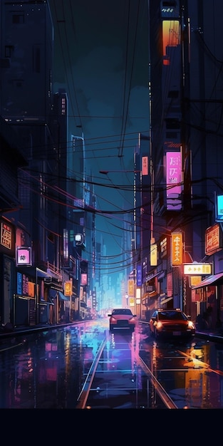 Una notte piovosa a Tokyo