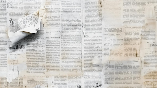 una pagina di un giornale con la parola citazione su di esso