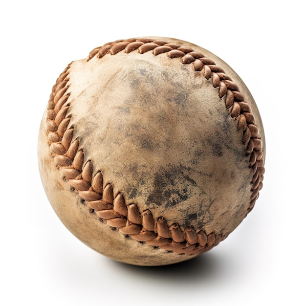Una palla da baseball con sopra la parola baseball