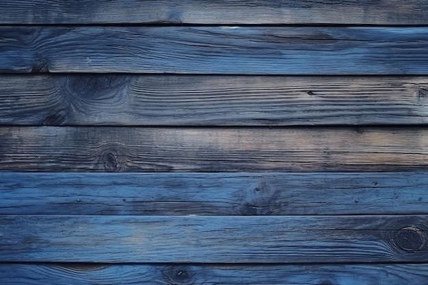 Una parete di legno blu con uno sfondo blu scuro.