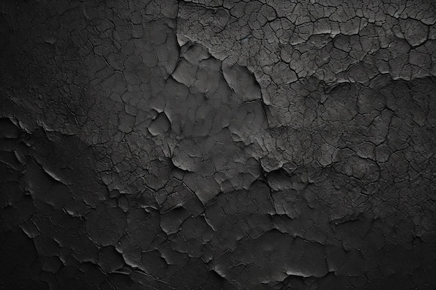 Una parete grigio scuro con una superficie ruvida