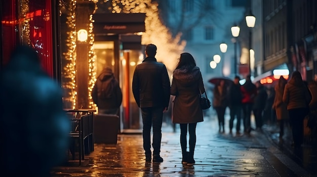 Una passeggiata notturna per le strade