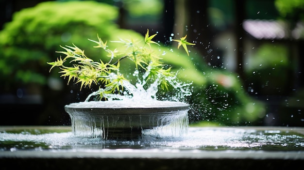 Una pentola d'acqua da cui gocciola dell'acqua