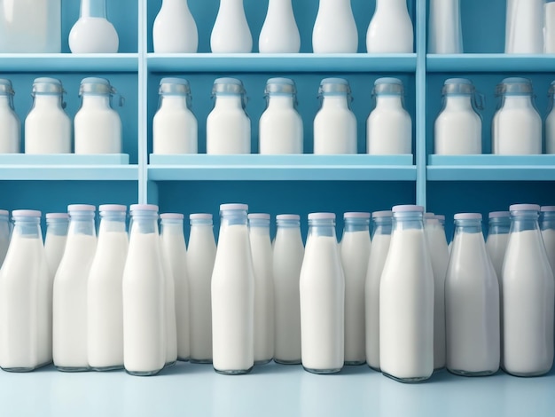 Una pentola di latte sfondo creativo di alta qualità realistica generativa Ai