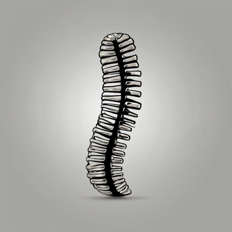 Foto una perla nera con una spirale su di essa