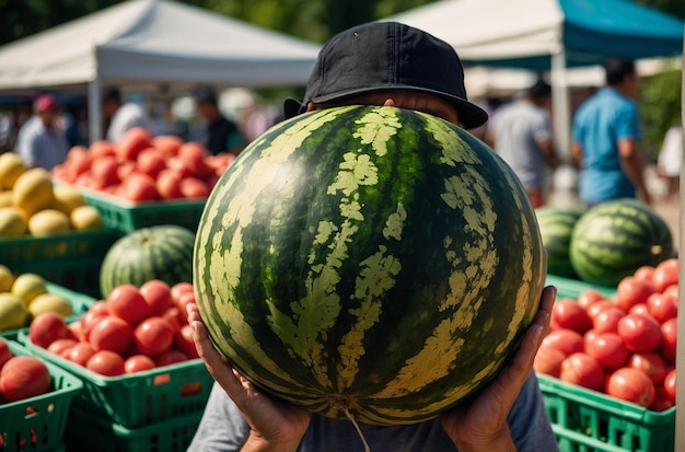 Una persona che porta un'acqua