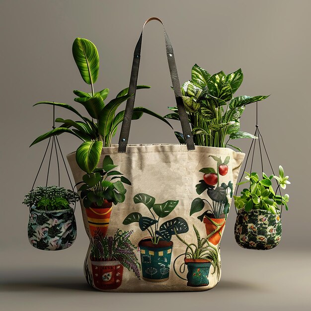 una pianta in vaso con una piantagione in vaso e piante in vaso