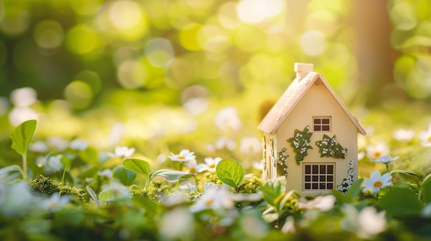 una piccola casa in giardino