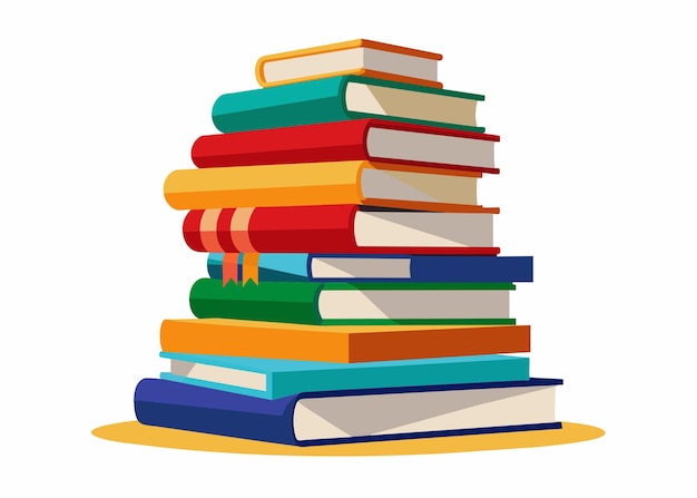 una pila di libri con uno intitolato quello chiamato il libro