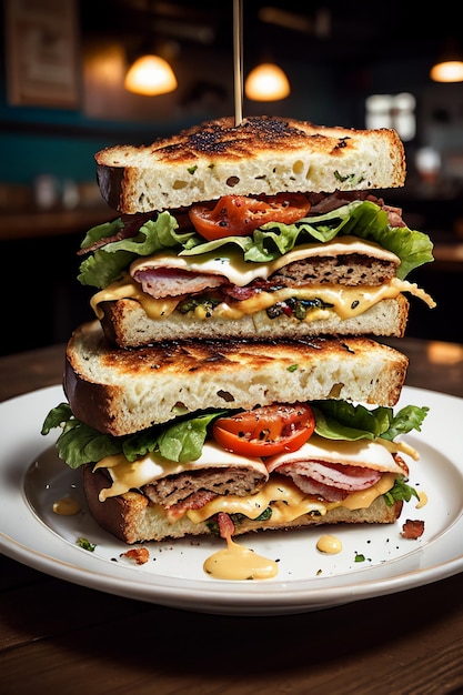 Una pila di panini con un contorno di salsa di pomodoro.