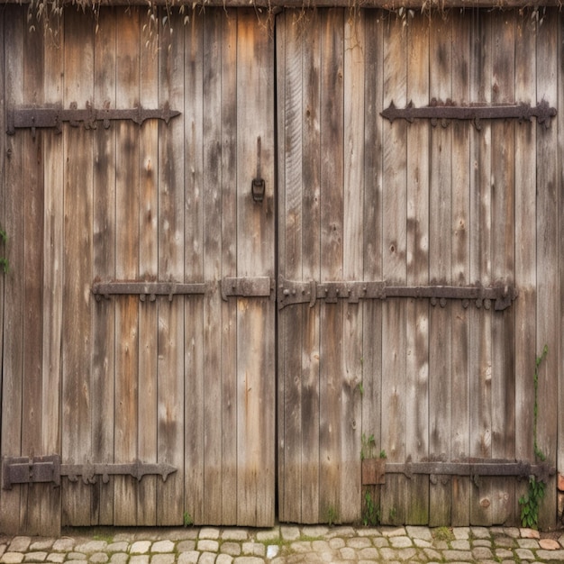 Una porta di legno con sopra la scritta "la parola".