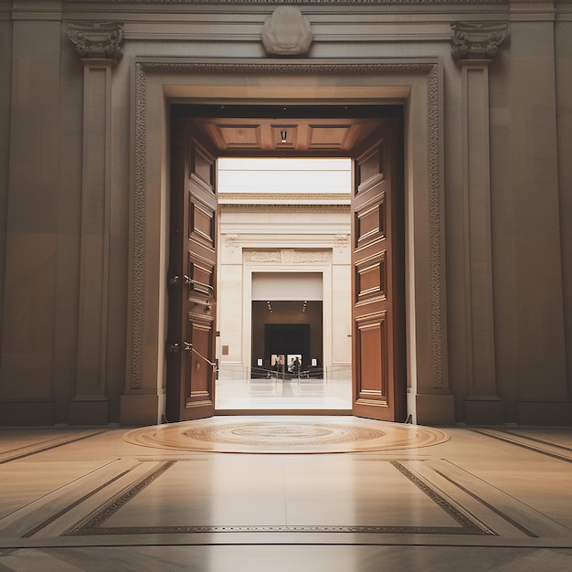 una porta di un museo di campo