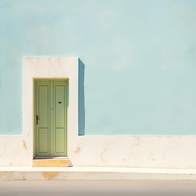 una porta in un muro