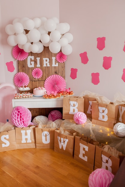 È una ragazza. Baby Shower Decorazione per la festa.