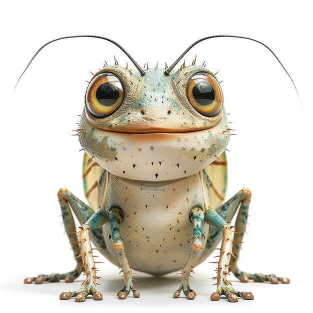 una rana con la testa verde e gli occhi che dice " gecko "