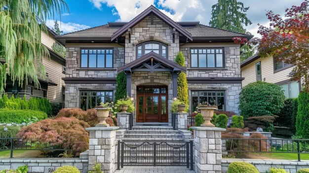 Una residenza di lusso situata a Vancouver, in Canada